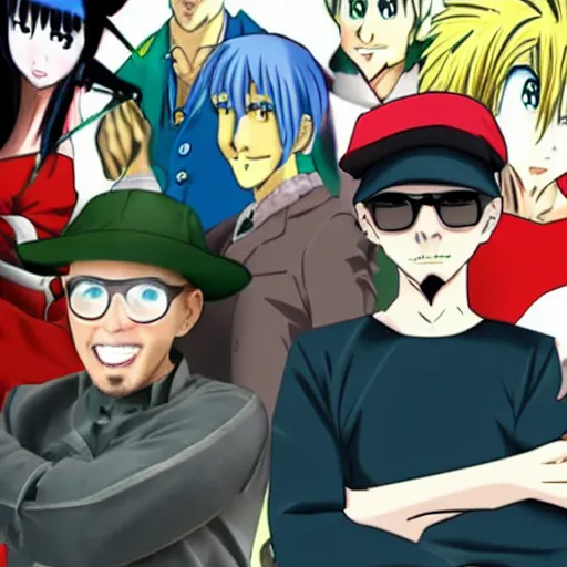 Image similar to the nostalgia critic anime