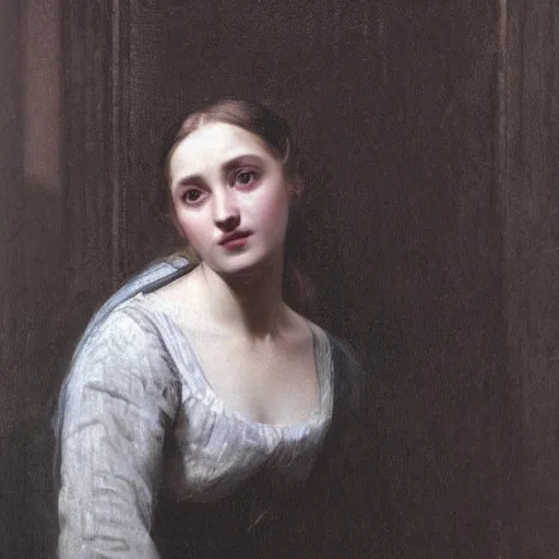 Image similar to photo of young woman by carl heinrich bloch