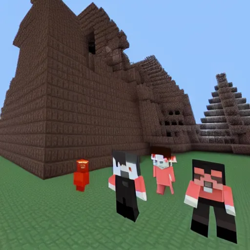 Image similar to Aswang Minecraft mob