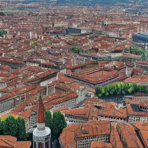 Image similar to Turin city, high details, 8k, realistic, sharp