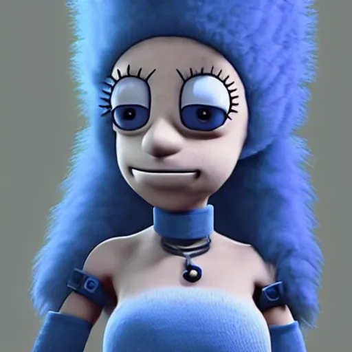 Prompt: marge simpson in nier automata