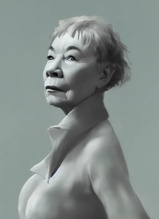 Image similar to Shirley MacLaine by hieronymus bosch, detailed digital art, trending on Artstation