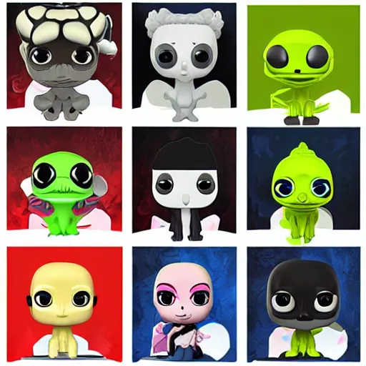 Prompt: Pepe Chibi Funko Pop