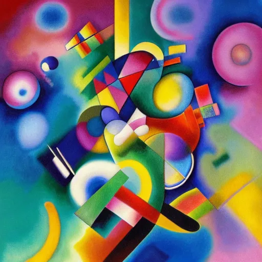 Image similar to a music score, 8 k, ultra _ realistic, art by kandinsky and dmitri cherniak