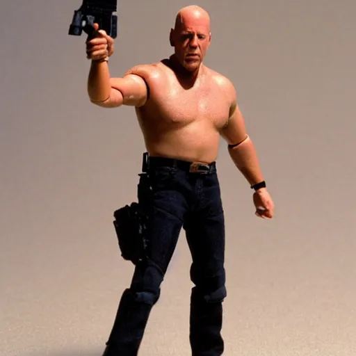 Image similar to bruce willis as an action figure.