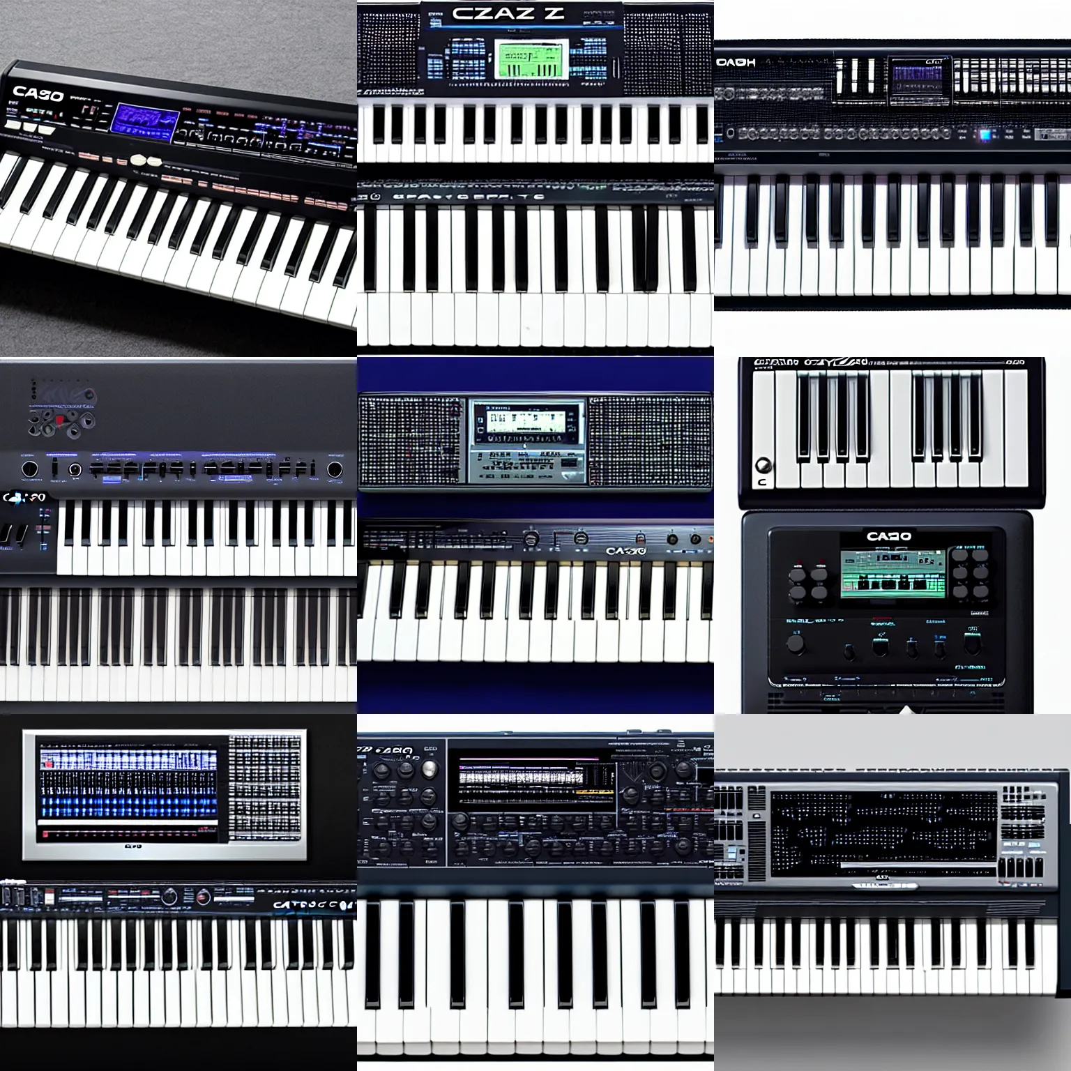 Prompt: casio cz - 1 synthesizer