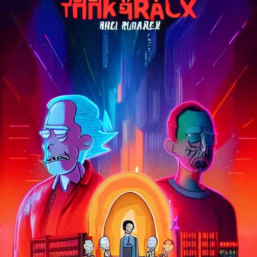 Image similar to rick and morty in the movie poster for blade runner 2 0 4 9 photorealistic 8 k