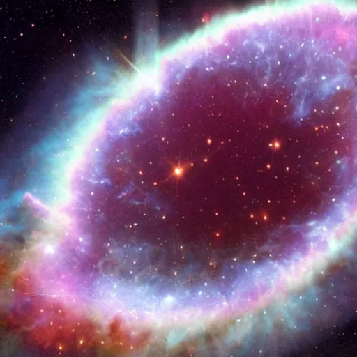 Image similar to nebula surrounding a supernova