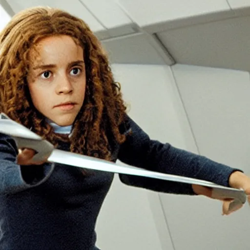 Prompt: hermione as starship