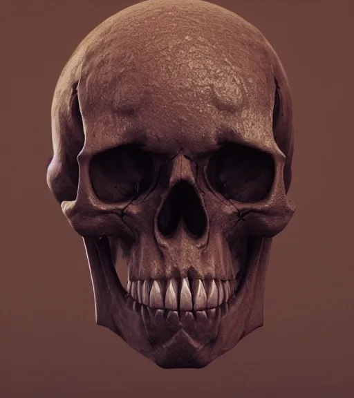 Prompt: skull, by zdzislaw beksinski, octane render, unreal engine 5, trending on artstation