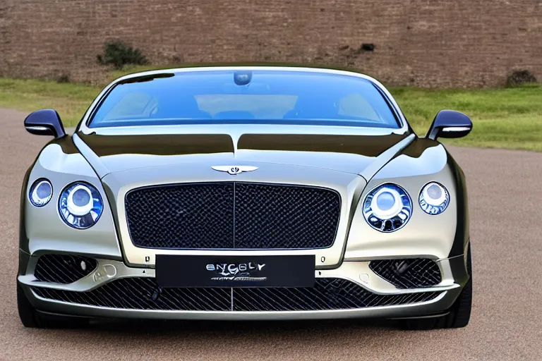 Image similar to Bentley Continental GT drawing with black helium handle