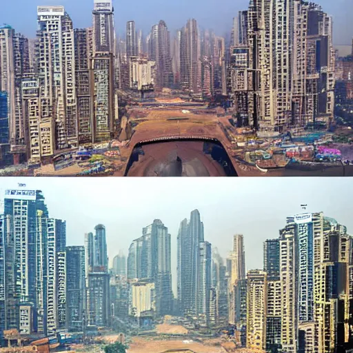 Image similar to mumbai in the year 2 0 7 0