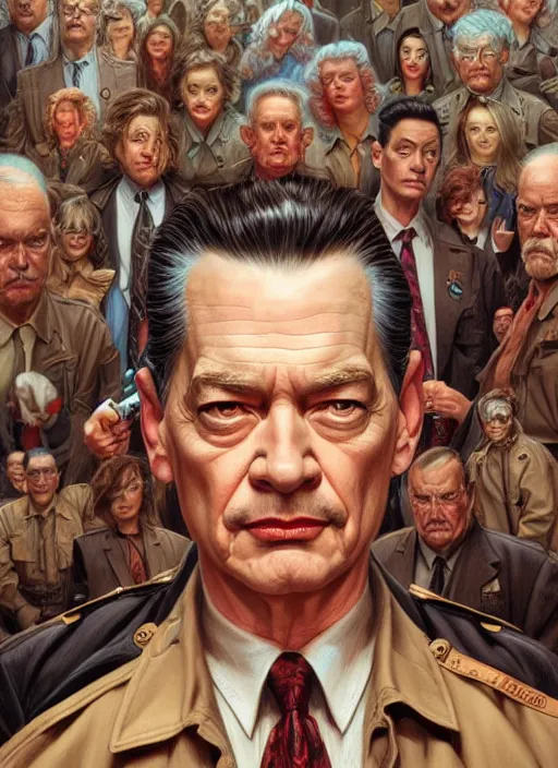 Image similar to twin peaks movie poster art, highly detailed, digital painting, artstation, concept art, smooth, sharp focus, illustration, artgerm, donato giancola, joseph christian leyendecker, wlop