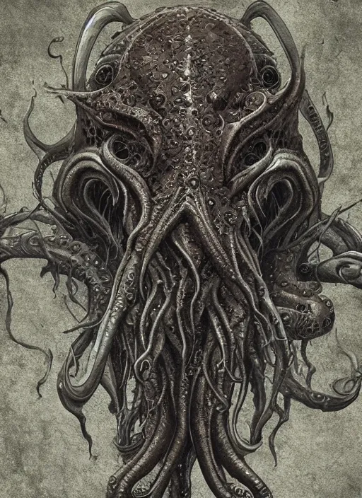 Image similar to Cthulhu monster, epic, detailed, 4k, realistic, trending on artstation