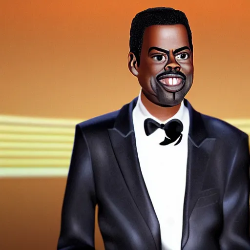 Prompt: chris rock, as a bobblehead