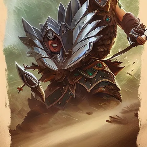 Image similar to leaves shield, epic fantasy style, highly detailed, in the style of Greg Rutkowski, hearthstone artwork