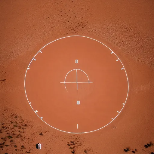 Prompt: a basketball court in the Sahara desert, award winning photo, 8k, ultra realistic, canon camera