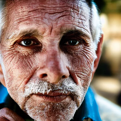 Image similar to closeup portrait of a man unhappy with a million dollar check, by Steve McCurry and David Lazar, natural light, detailed face, CANON Eos C300, ƒ1.8, 35mm, 8K, medium-format print