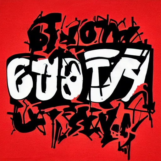 Image similar to bloody graffiti tshirt design