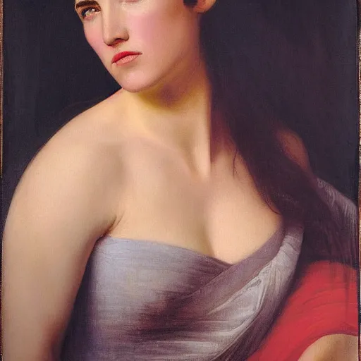 Prompt: jennifer connelly painted by ingres, photography