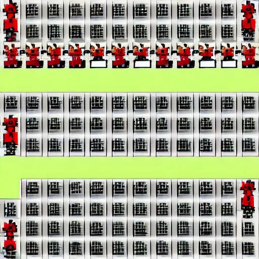 Image similar to Sprite sheet from Pokemon Red for Game Boy