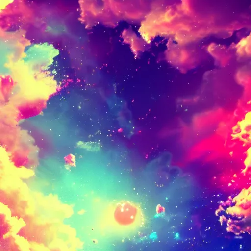 Prompt: clouds, nebulae, starburst, neon colors, dreamy, phone wallpaper, 4 k, unreal engine, artstation, colorful, beautiful