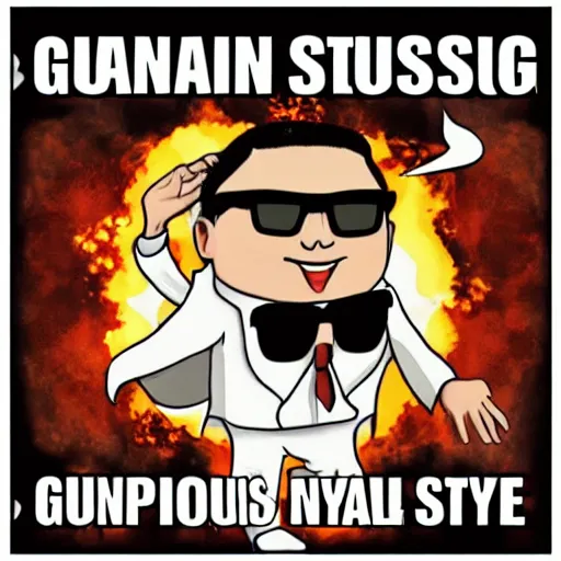 Image similar to gangnam style apocalypse