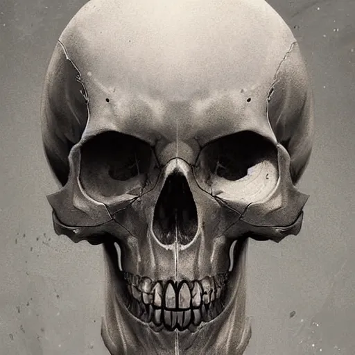 Prompt: portrait of a robotic skull,digital art,ultra detailed,ultra realistic,art by greg rutkowski