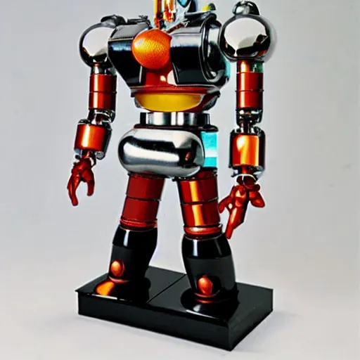 Prompt: vinyl plastic jumbo micronauts antron toy action figure, 6 0 cm tall in a plexiglass box enclosure at a toy museum, circa 1 9 7 9