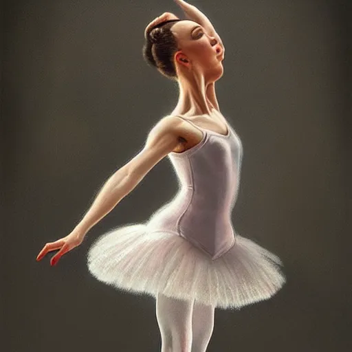 Image similar to ultra detailed hyper realistic deep focus smooth artstation wlop award winning ballerina monet