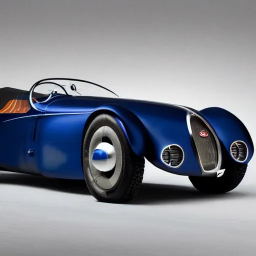 Image similar to a 2 0 2 5 bugatti type 5 7 sc atlantic concept, studio lighting