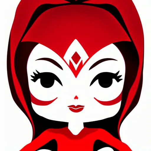 Scarlet Witch Character - App Icon - Fan Art transparent PNG