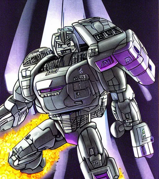 Image similar to armada megatron by akira toriyama, high quality