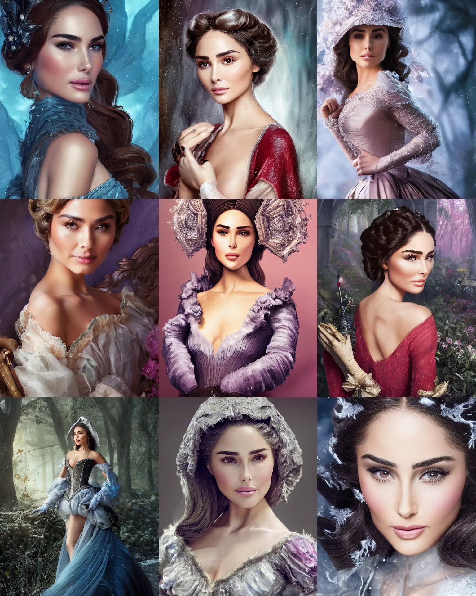 Prompt: Olivia Culpo as milady de winter, styling by Tom Eerebout & Sandra Amador, clear makeup, clean hair, dry skin, clear skin, airbrushed, bright eye makeup, warrior body, digital painting by stanley artgerm lau, masterpiece, 8k octane render, cinematic, hyper detailed, micro details, insanely detailed, trending on artstation, cgstudio