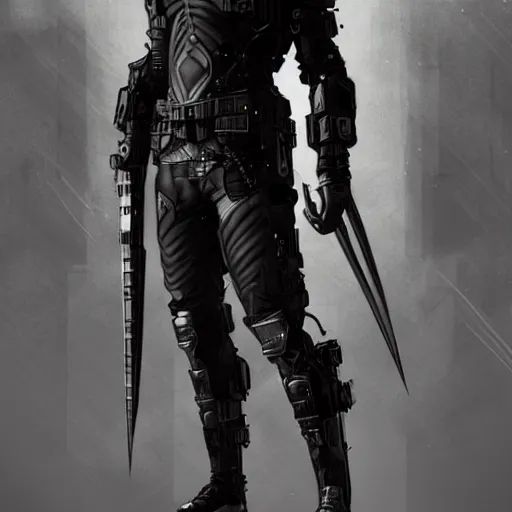 Prompt: goth cyberpunk dystopian full body batman, highly detailed, digital painting, art station, concept art, matte, sharp