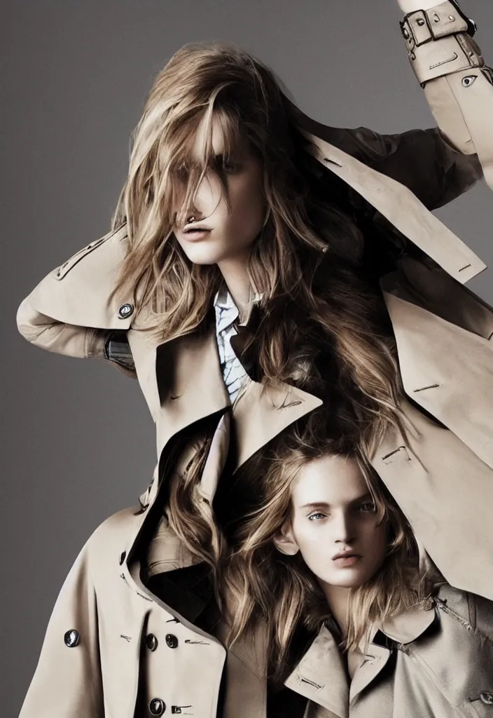 Image similar to Burberry advertising campaign