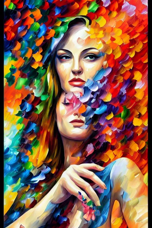 Prompt: Tristan Eaton, Lofi painting by Leonid afremov