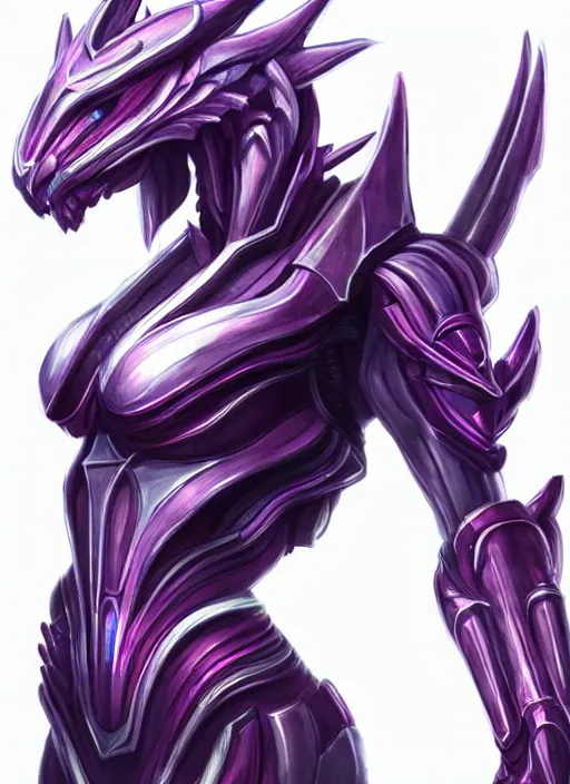 Image similar to cinematic body shot, cosmic beautiful stunning giant robot mechan hot female dragon goddess, sharp sleek cyborg dragon head, sharp metal ears, smooth purple eyes, smooth fuschia skin, smooth silver armor, nebula size, epic proportions, epic scale, macro furry, furry art, dragon art, goddess art, giantess art, warframe, warframe fanart, furaffinity, octane