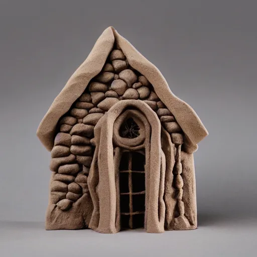 Image similar to clay house, clay art, high details, 8k, sharp