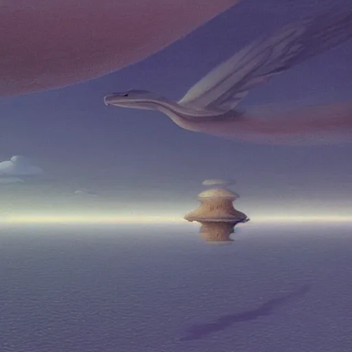 Image similar to floating sky islands, elegant, highly detailed, digital painting, concept art, smooth, sharp focus, illustration, by christian faber, by ralph mcquarrie, by leonardo da vinci