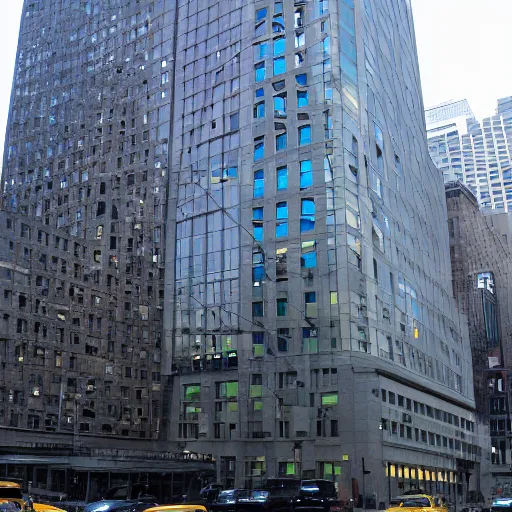 Prompt: skynet office building in new york