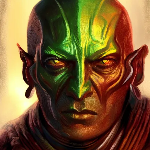 Prompt: bright, colorful, realistic, detailed from Elder Scrolls: shivering isles concept portrait flesh atronach backlighting, kodachrome, high contrast, highly detailed, sharp focus, digital painting, concept art, illustration, trending on artstation, comic book by Alex Ross and Adam Adamowicz cover art
