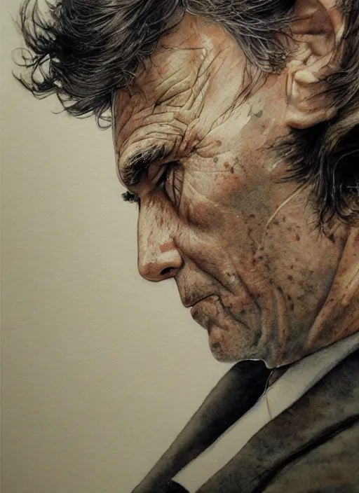 Image similar to portrait, Rick Perry being bunched in the face, watercolor, dramatic lighting, cinematic, establishing shot, extremely high detail, foto realistic, cinematic lighting, pen and ink, intricate line drawings, by Yoshitaka Amano, Ruan Jia, Kentaro Miura, Artgerm, post processed, concept art, artstation, matte painting, style by eddie mendoza, raphael lacoste, alex ross