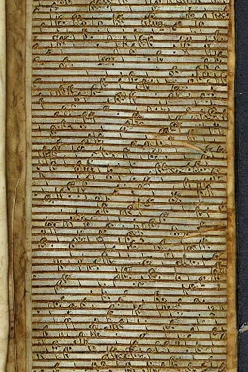 Prompt: a latin manuscript, with detailed, legible lettering