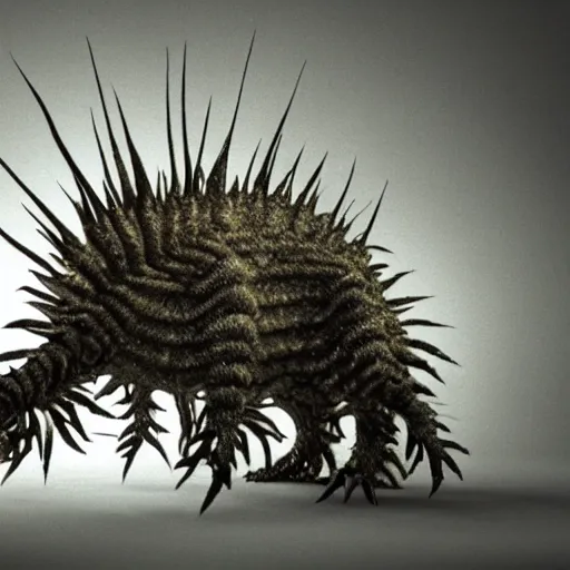 Prompt: the spiny creature from twin peaks season 4, cinematic style