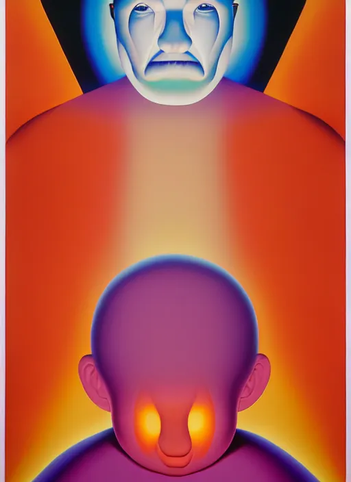 Image similar to insight a men by shusei nagaoka, kaws, david rudnick, airbrush on canvas, pastell colours, cell shaded!!!, 8 k