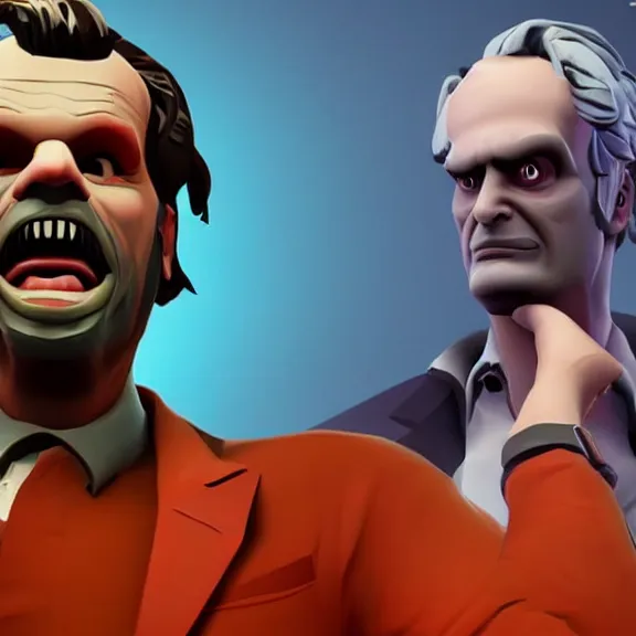 Image similar to jack torrance in fortnite