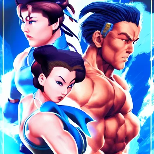 Street Fighter Guile Ryu Cammy Chun Li Fortnite 4K Phone iPhone