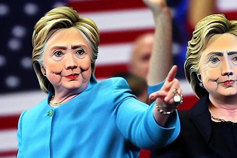 Image similar to hillary-clinton, handcuffed