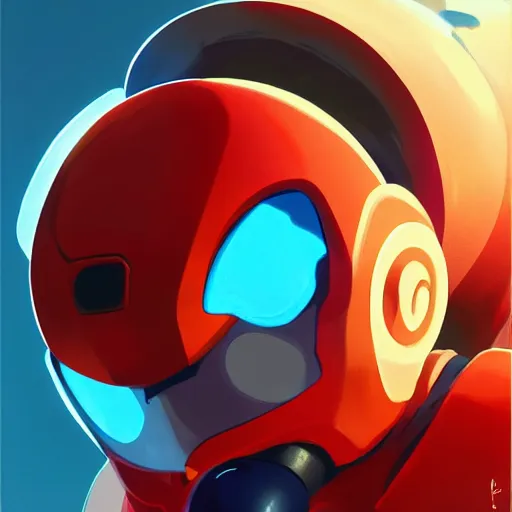 Image similar to face icon stylized minimalist mega man, loftis, cory behance hd by jesper ejsing, by rhads, makoto shinkai and lois van baarle, ilya kuvshinov, rossdraws global illumination